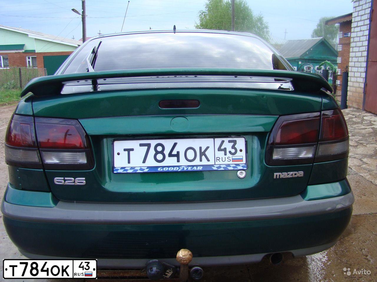 Фото автомобиля MAZDA 626, 1997 — госномер Т784ОК43. Цвет: ЗЕЛЕНЫЙ