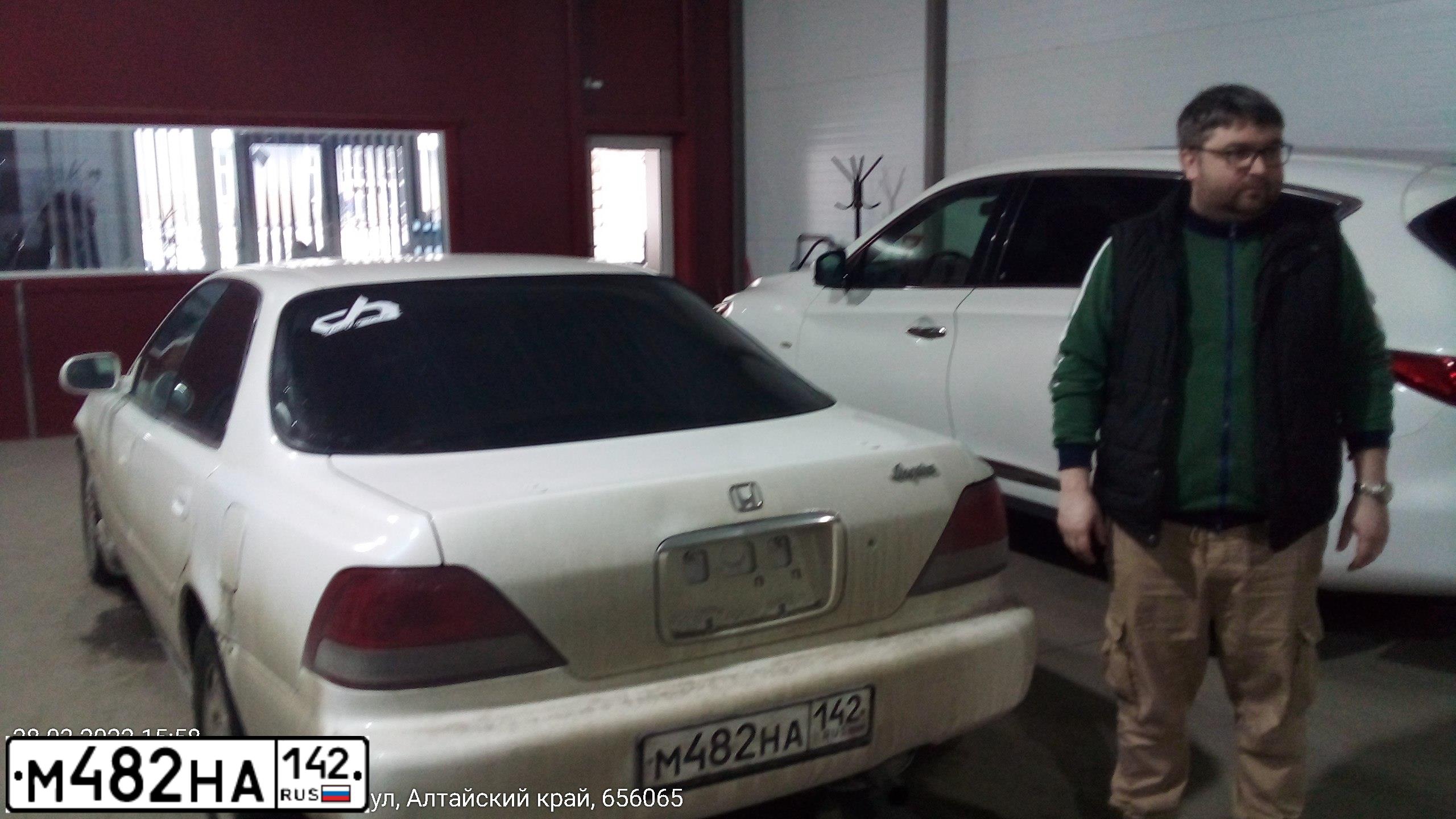 Фото автомобиля HONDA INSPIRE, 1997 — госномер В587КТ122