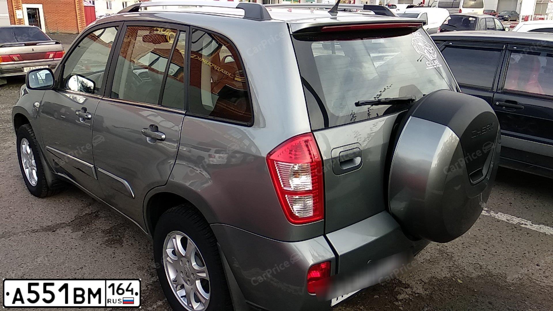 Фото автомобиля CHERY TIGGO, 2014 — госномер У596ЕУ716. Цвет: СЕРЫЙ