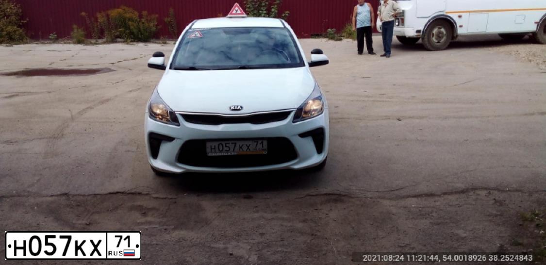 Фото автомобиля LADA 2107, 2004 — госномер Т271ОМ71. Цвет: Серо-Синий