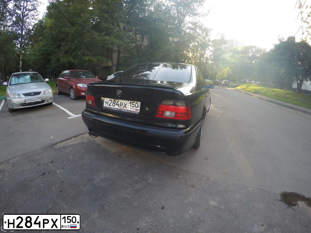 Фото автомобиля BMW SERIE 5, 1999 — госномер Н353ЕО13. Цвет: ЧЕРНЫЙ