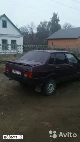 Фото автомобиля LADA 2109 SAMARA, 1997 — госномер Е886УТ13. Цвет: АМЕТИСТ