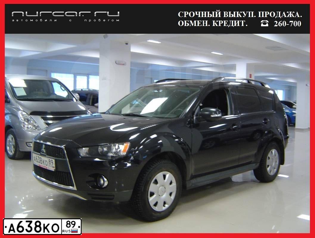 Фото автомобиля MITSUBISHI OUTLANDER, 2011 — госномер А638КО89. Цвет: ЧЕРНЫЙ