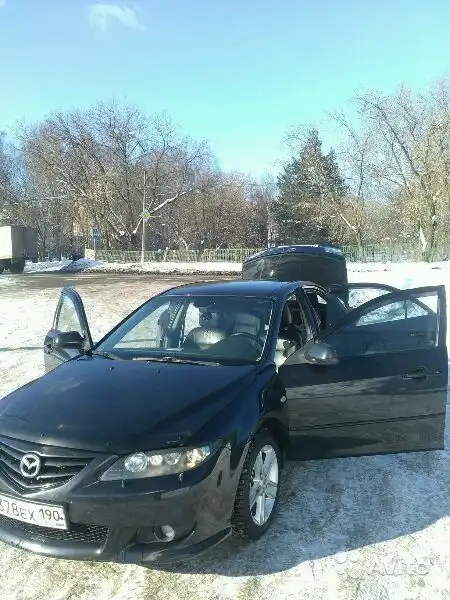 Фото автомобиля MAZDA 6, 2007 — госномер К169НО150. Цвет: ЧЕРНЫЙ