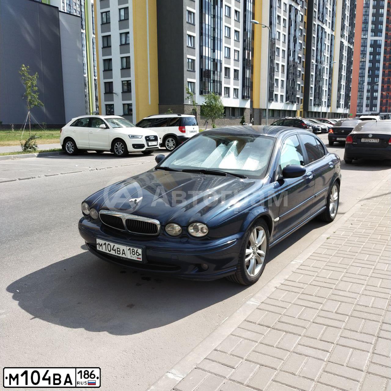Фото автомобиля JAGUAR X-TYPE, 2006 — госномер Р644РК177. Цвет: ТЕМНО-СИНИЙ
