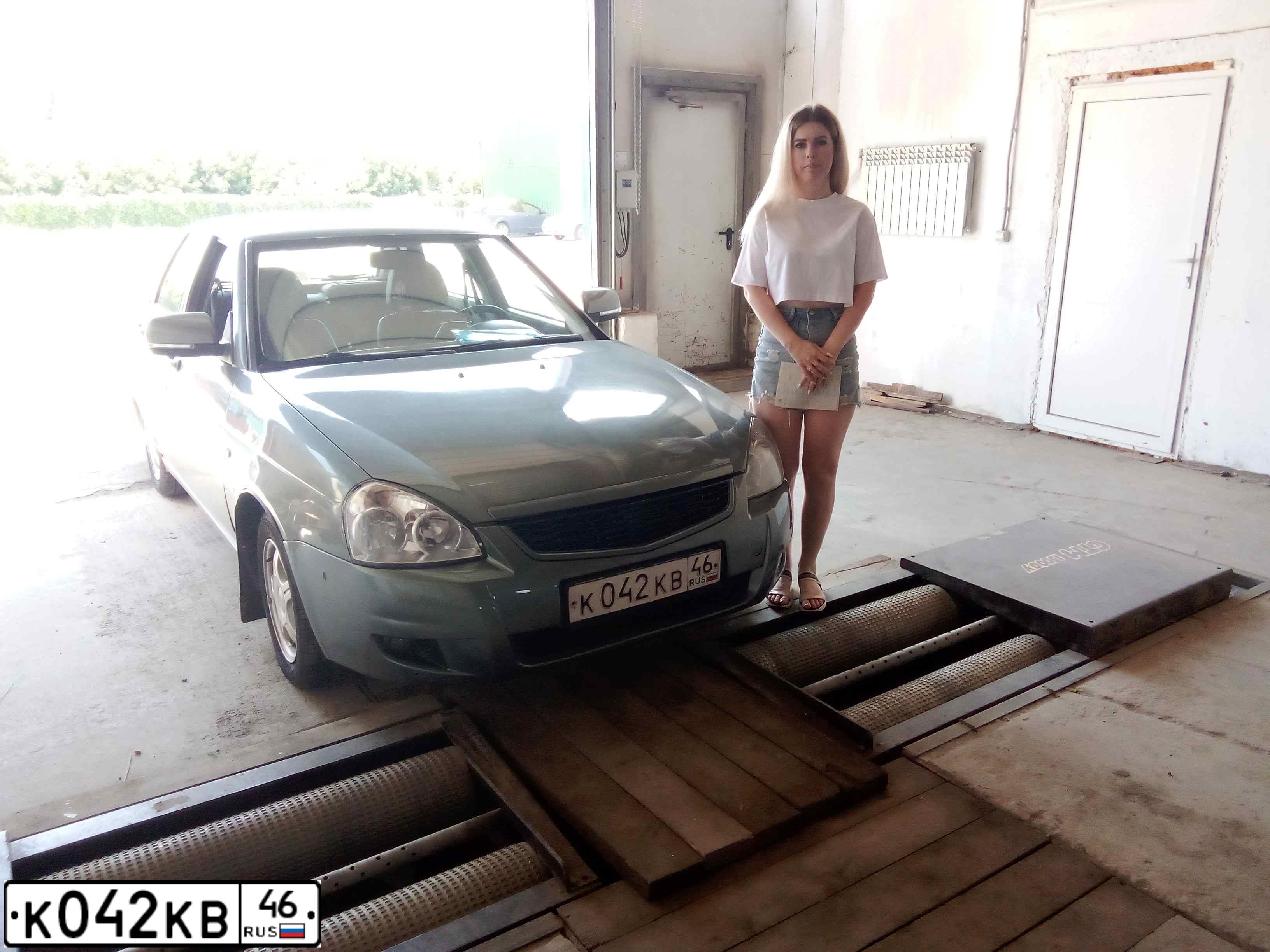 Фото автомобиля LADA PRIORA, 2008 — госномер О661ХР46