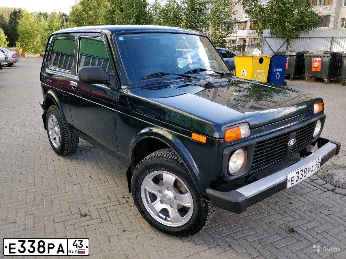 Фото автомобиля LADA NIVA, 2014 — госномер Х568УМ43. Цвет: Темно-зеленый
