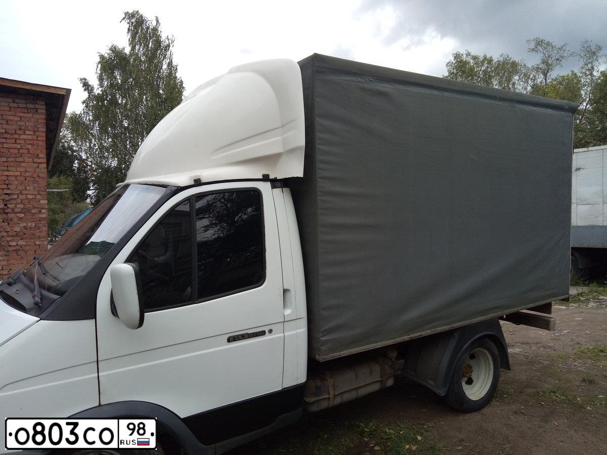 Фото автомобиля GAZ 3302 GAZEL, 2006 — госномер В803УР147. Цвет: Белый