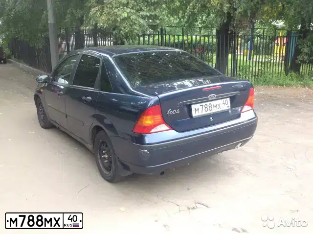Фото автомобиля FORD FOCUS, 2003 — госномер К457КВ799. Цвет: СИНИЙ ТЕМНЫЙ