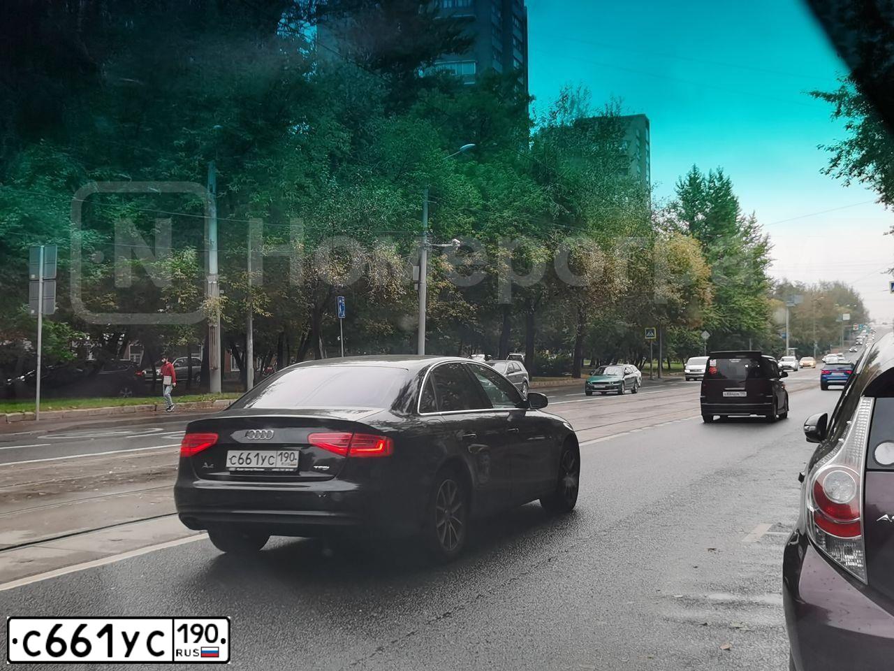 Фото автомобиля AUDI A4, 2012 — госномер С969ХС799. Цвет: ЧЕРНЫЙ