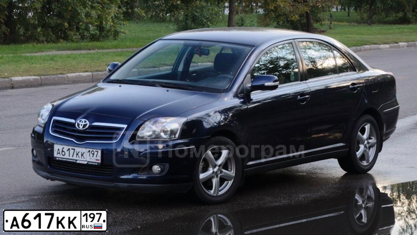 Фото автомобиля TOYOTA AVENSIS, 2008 — госномер О477ВК199. Цвет: СИНИЙ ТЕМНЫЙ