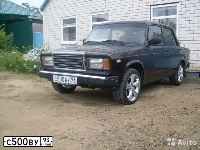 Фото автомобиля LADA 2107, 2009 — госномер А160УТ123. Цвет: ТЕМНО-КОРИЧНЕВЫЙ