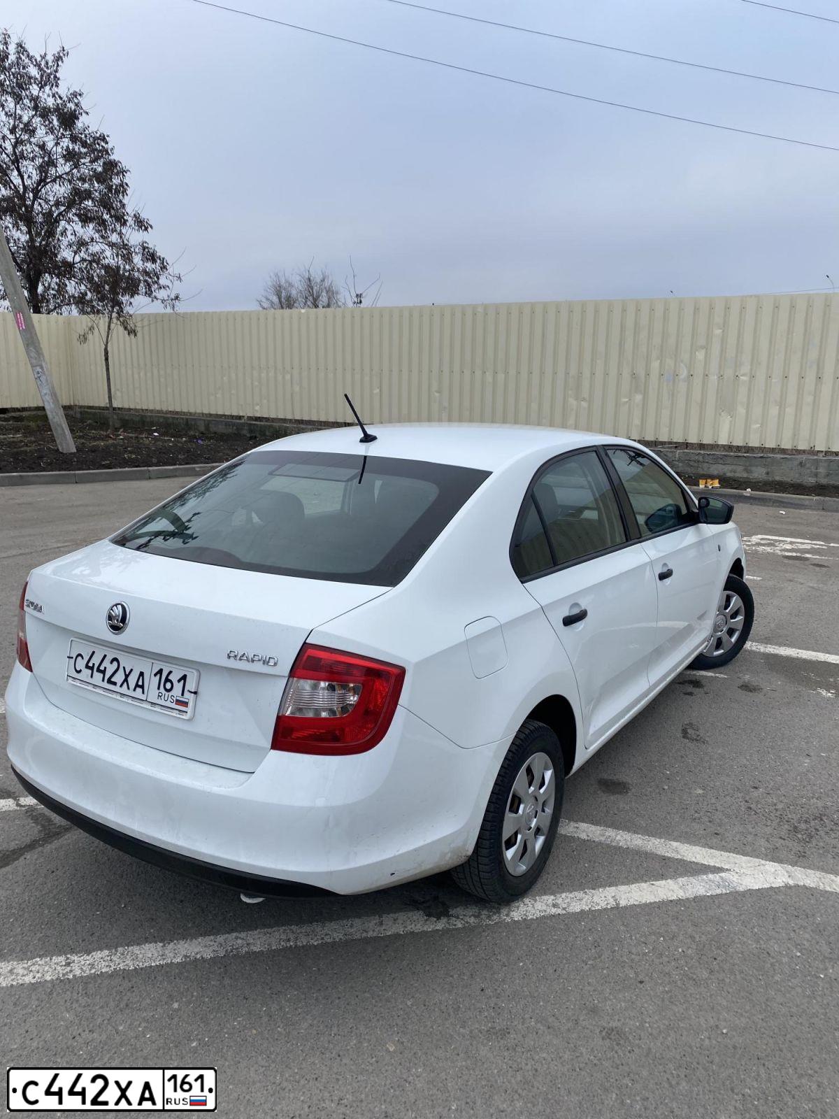 Фото автомобиля SKODA RAPID, 2016 — госномер В374УК01