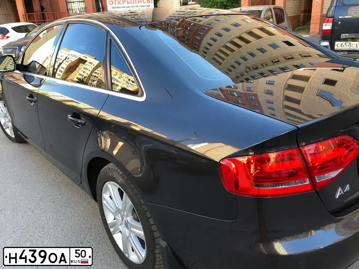 Фото автомобиля AUDI A4, 2008 — госномер У904ВМ136. Цвет: ЧЕРНЫЙ