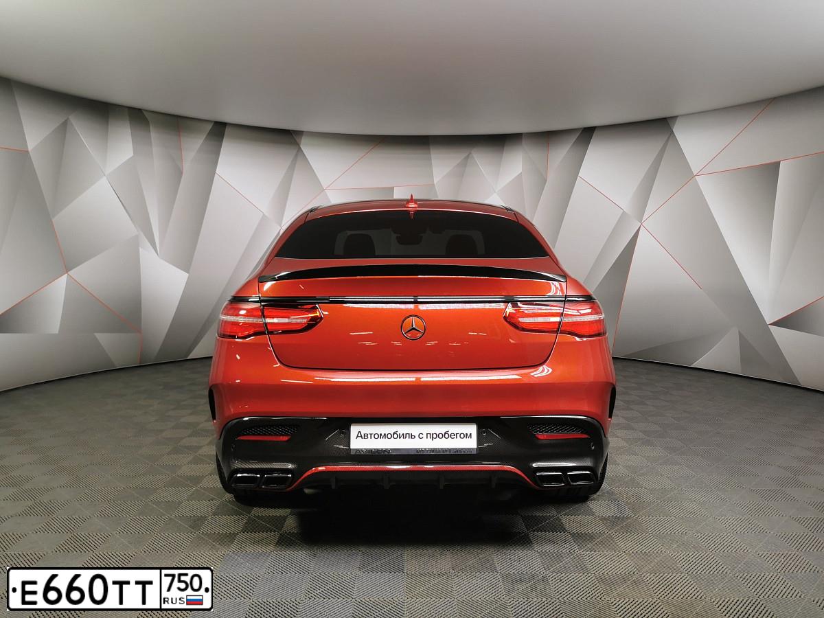 Фото автомобиля MERCEDES GLE-KLASSE, 2018 — госномер А479АТ977. Цвет: Красный