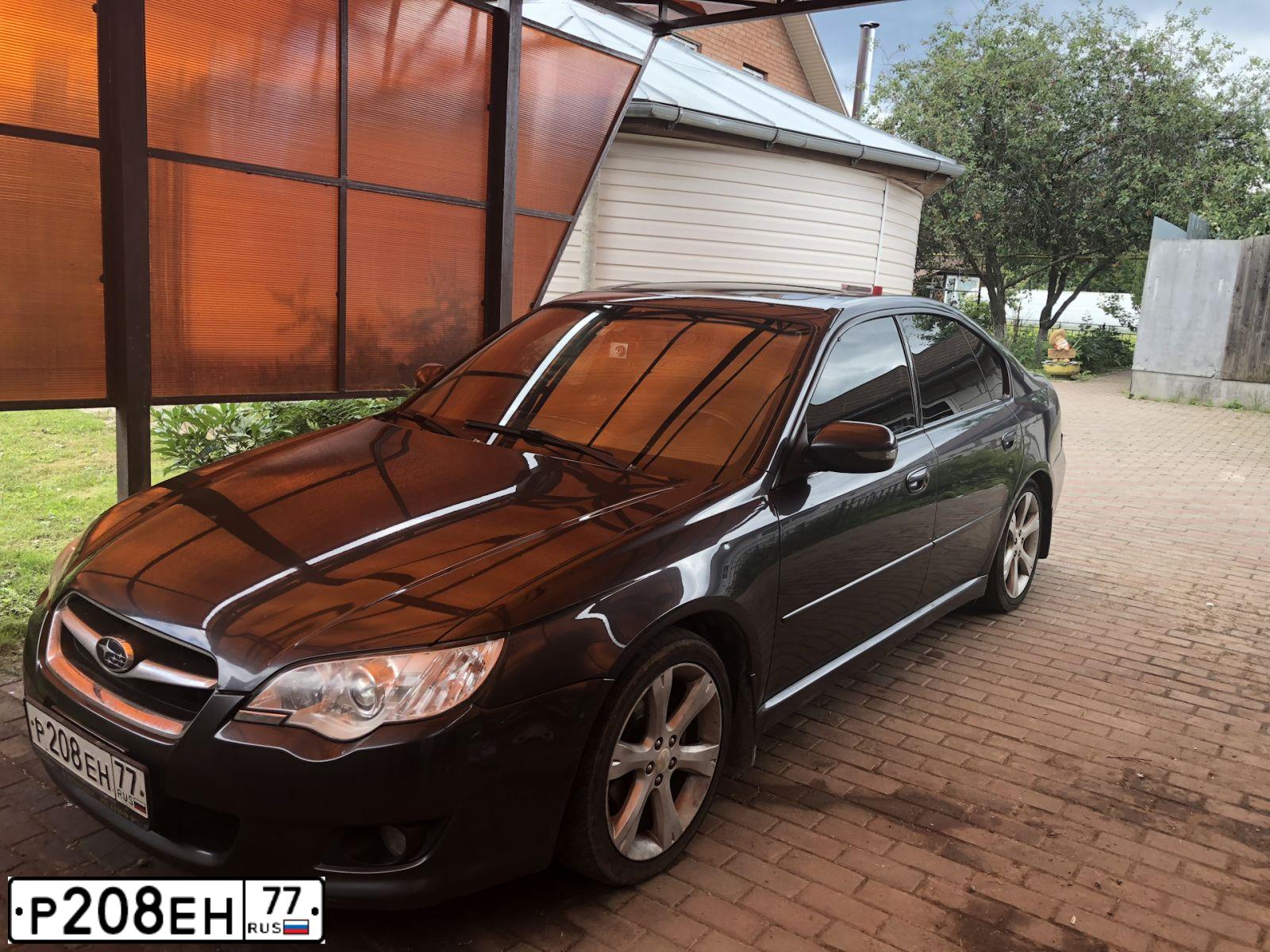 Фото автомобиля SUBARU LEGACY, 2006 — госномер М175ОЕ799. Цвет: СЕРЫЙ