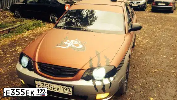 Фото автомобиля КИА ШУМА 2, 2003 — госномер О111АВ250. Цвет: ЧЕРНЫЙ