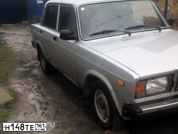 Фото автомобиля LADA 2107, 2011 — госномер Н148ТЕ161. Цвет: СЕРЕБРИСТЫЙ