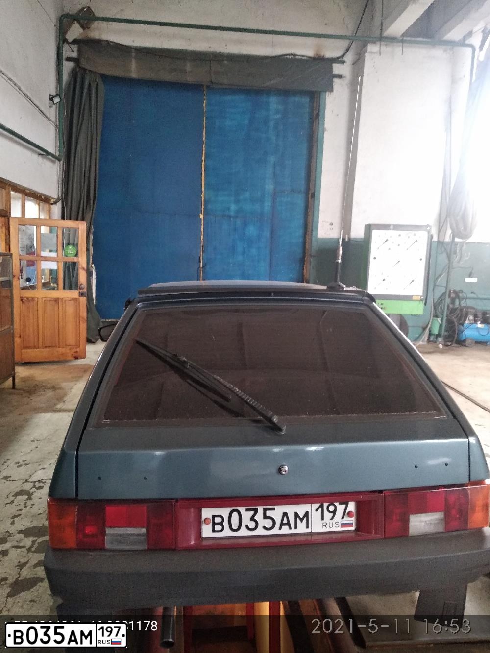 Фото автомобиля LADA 2109 SAMARA, 2001 — госномер В035АМ197. Цвет: СИНИЙ МЕТАЛЛИК