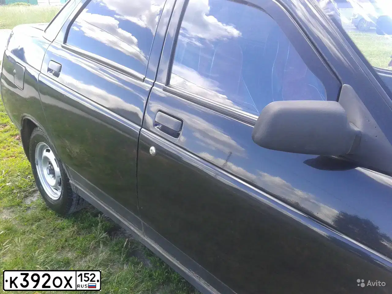 Фото автомобиля LADA 2110, 1998 — госномер К392ОХ152. Цвет: ЧЕРНЫЙ