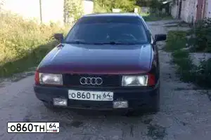 Фото автомобиля AUDI 80, 1989 — госномер Н234ЕУ64. Цвет: Коричневый