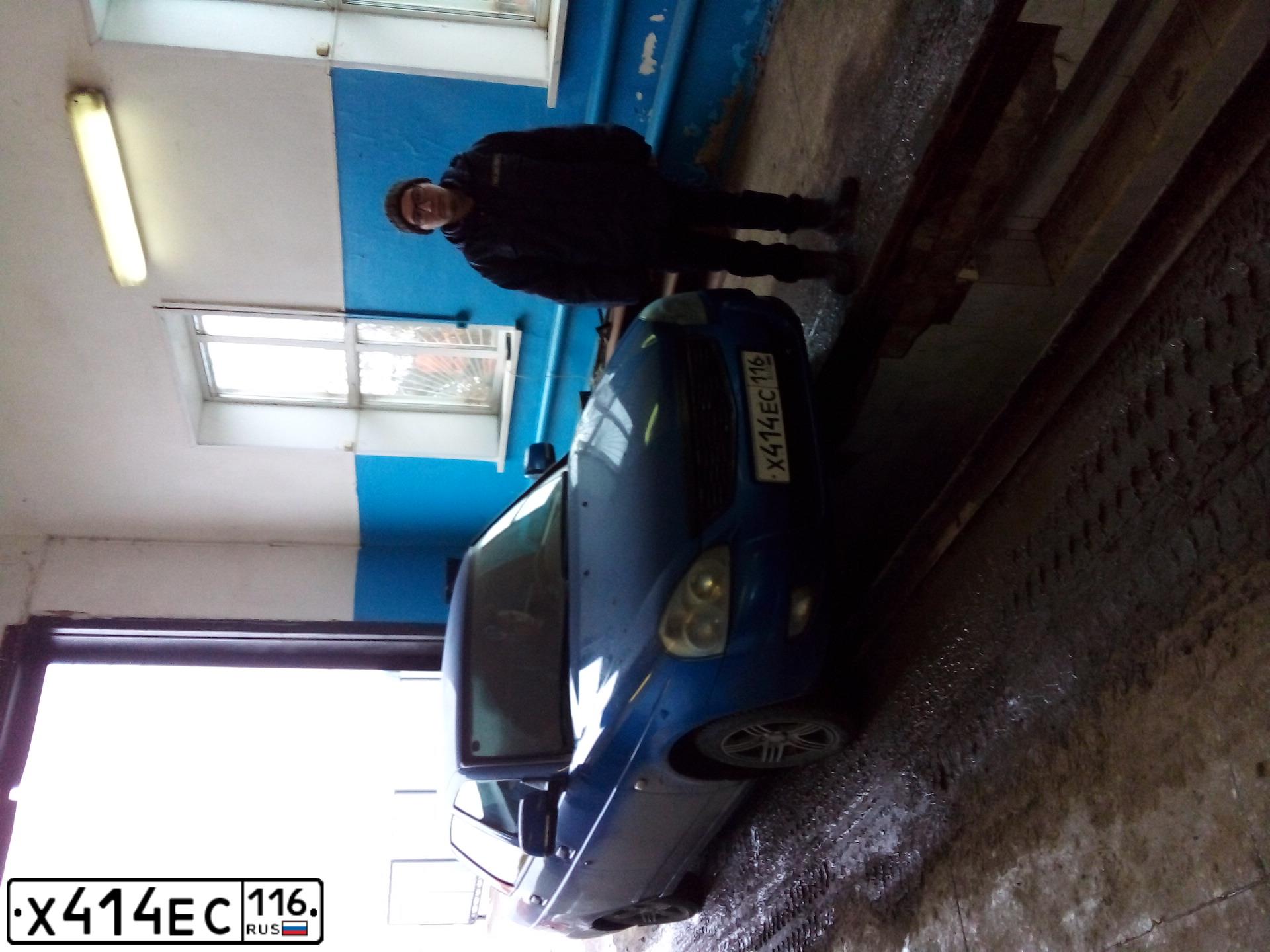 Фото автомобиля LADA 2170 PRIORA, 2008 — госномер Х414ЕС116. Цвет: синий