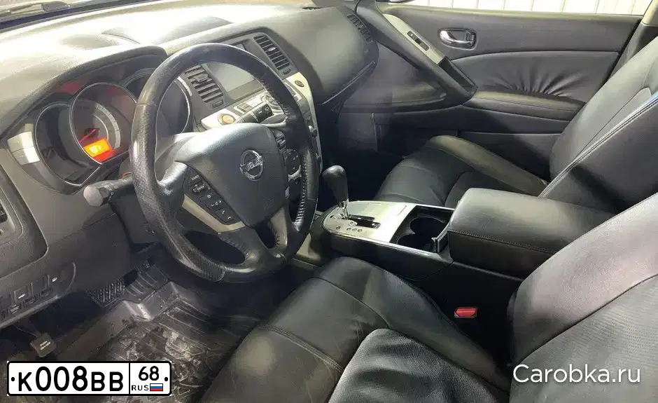 Фото автомобиля NISSAN MURANO, 2008 — госномер Р265АС550. Цвет: ЧЕРНЫЙ