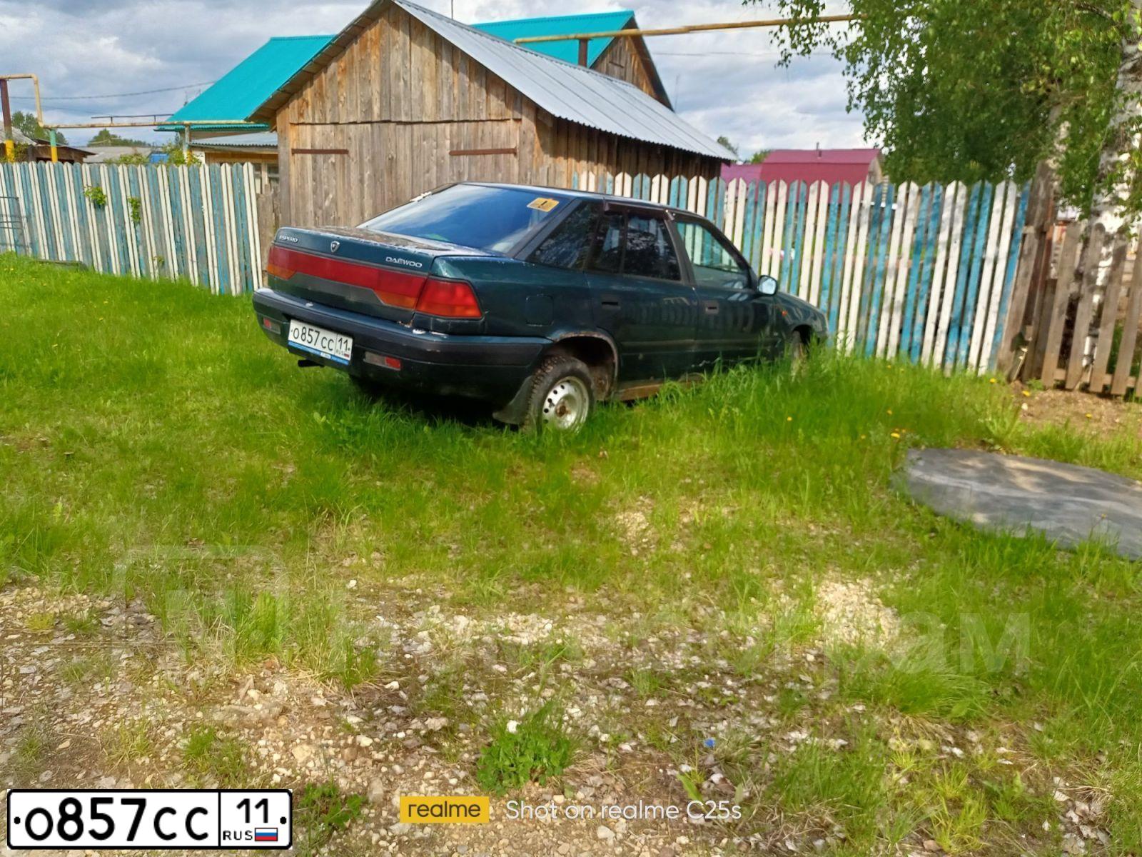 Фото автомобиля DAEWOO ESPERO, 1997 — госномер О857СС11. Цвет: ЗЕЛЕНЫЙ