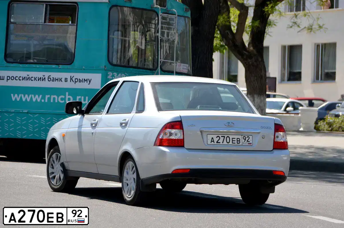 Фото автомобиля LADA PRIORA, 2014 — госномер В135АН92