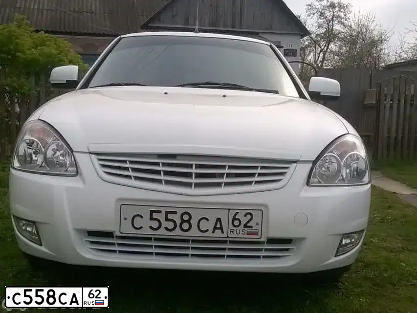 Фото автомобиля LADA 2172 PRIORA, 2014 — госномер С558СА62. Цвет: БЕЛЫЙ