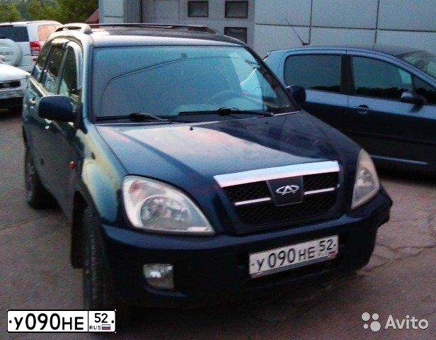 Фото автомобиля CHERY TIGGO, 2006 — госномер Е199ОН21. Цвет: СИНИЙ