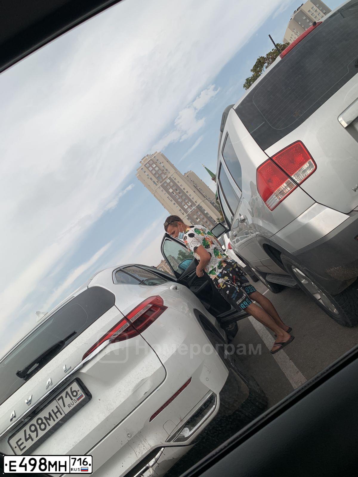 Фото автомобиля HAVAL F7, 2019 — госномер А114АВ172. Цвет: Белый