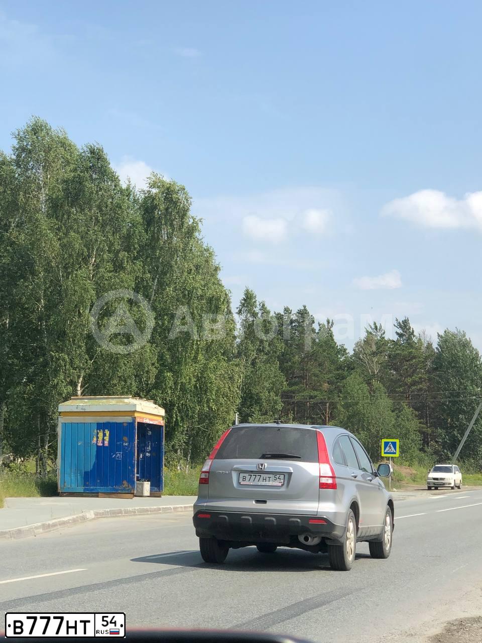 Фото автомобиля HONDA CR-V, 2008 — госномер Н954РВ96. Цвет: Серебристый