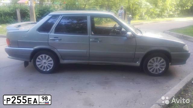 Фото автомобиля LADA 2115 SAMARA, 2007 — госномер Р255ЕА98. Цвет: СРЕДНИЙ СЕРО-ЗЕЛЕНЫЙ МЕТ