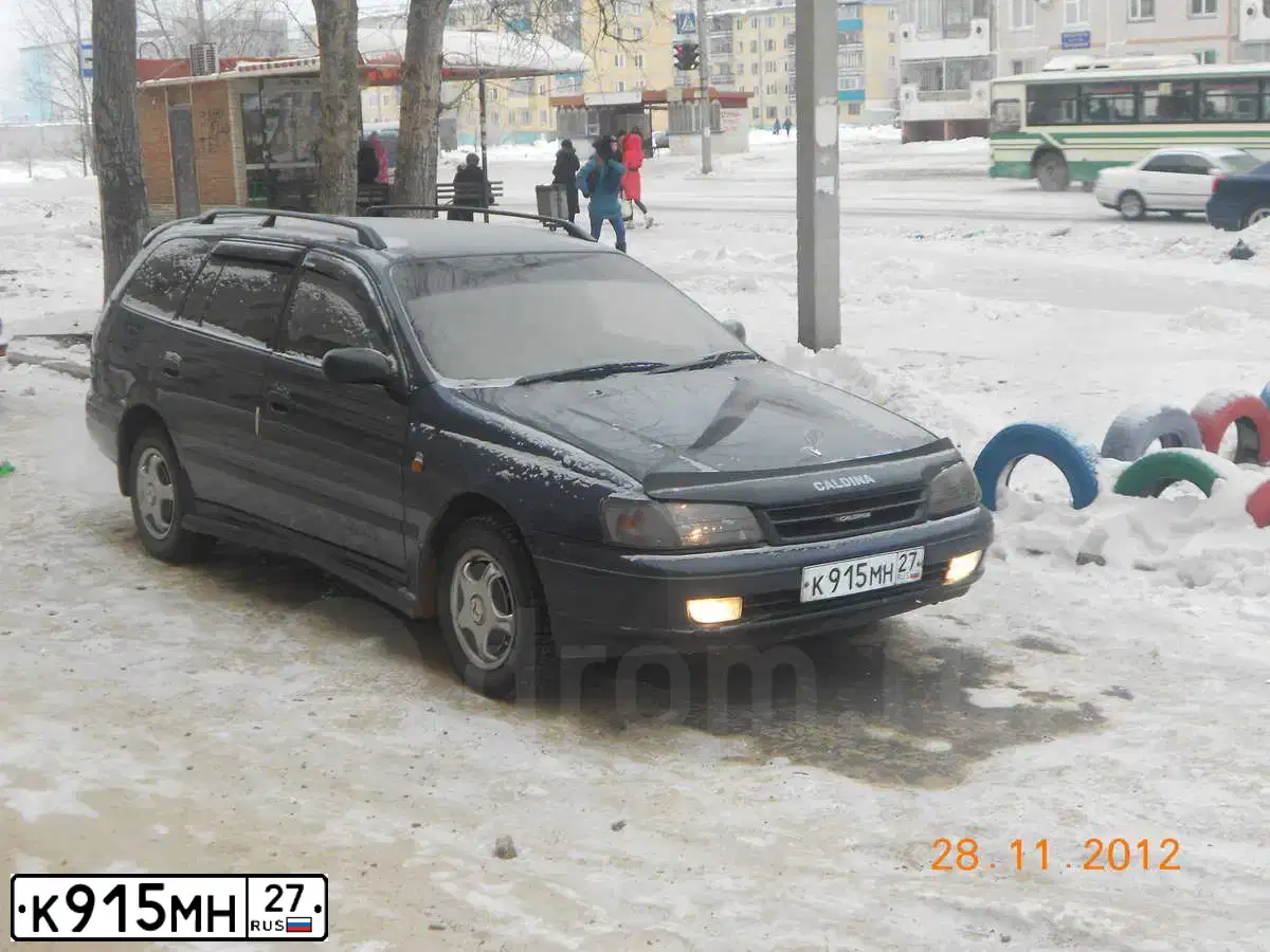 Фото автомобиля TOYOTA CALDINA, 1995 — госномер К915МН27