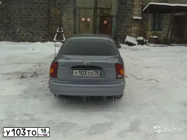 Фото автомобиля ZAZ LANOS, 2008 — госномер У103ТО18. Цвет: СЕРЕБРИСТЫЙ