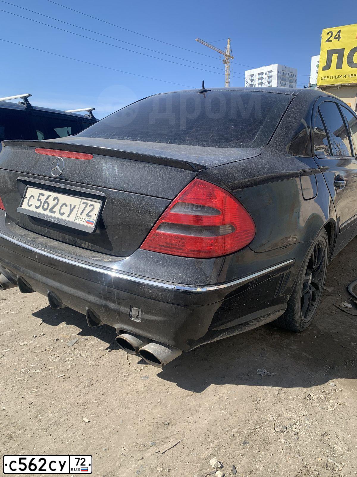 Фото автомобиля MERCEDES E-KLASSE, 2004 — госномер С994УТ196. Цвет: ЧЕРНЫЙ