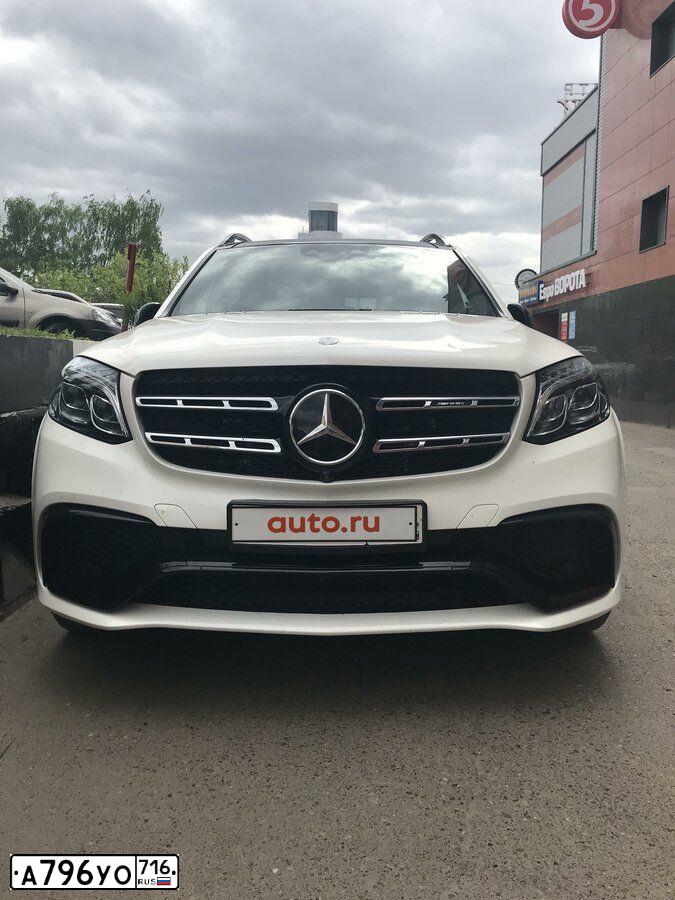 Фото автомобиля MERCEDES GLS-KLASSE, 2016 — госномер Т178ТС178. Цвет: Белый