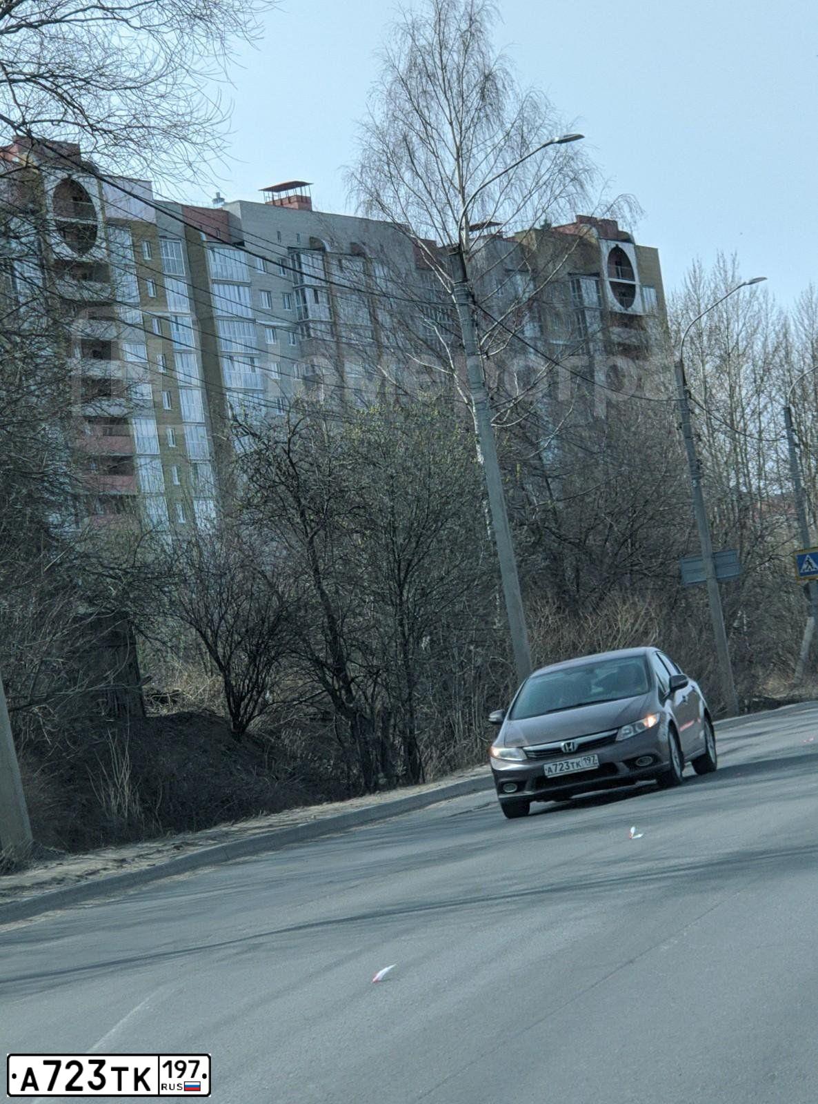 Фото автомобиля HONDA CIVIC, 2012 — госномер А723ТК197. Цвет: КОРИЧНЕВЫЙ