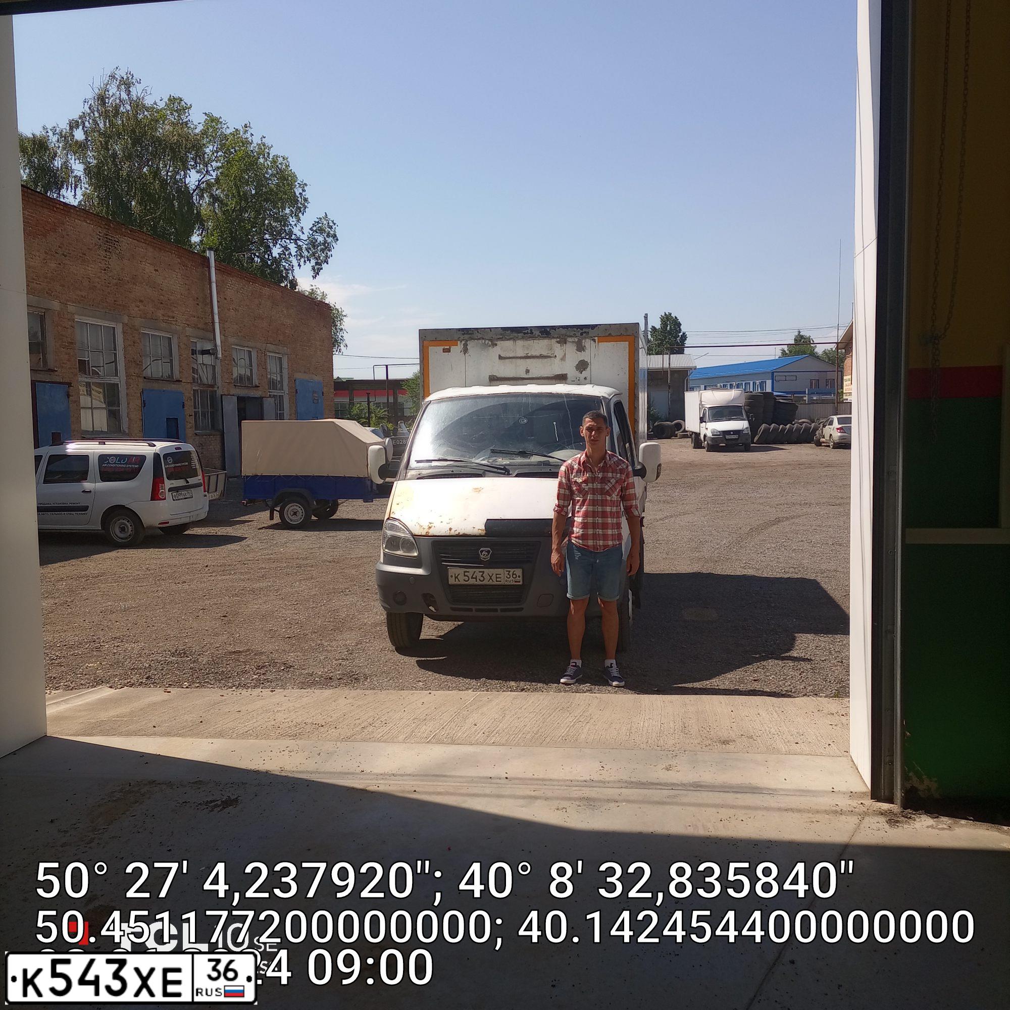 Фото автомобиля GAZ 3302 EL, 2007 — госномер К543ХЕ36. Цвет: Белый