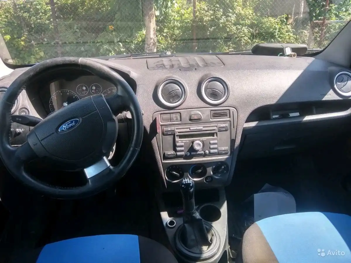 Фото автомобиля FORD FUSION, 2006 — госномер Р084УУ152. Цвет: СИНИЙ