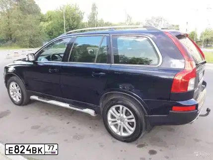 Фото автомобиля VOLVO XC90, 2008 — госномер К089РУ777. Цвет: ТЕМНО-СИНИЙ