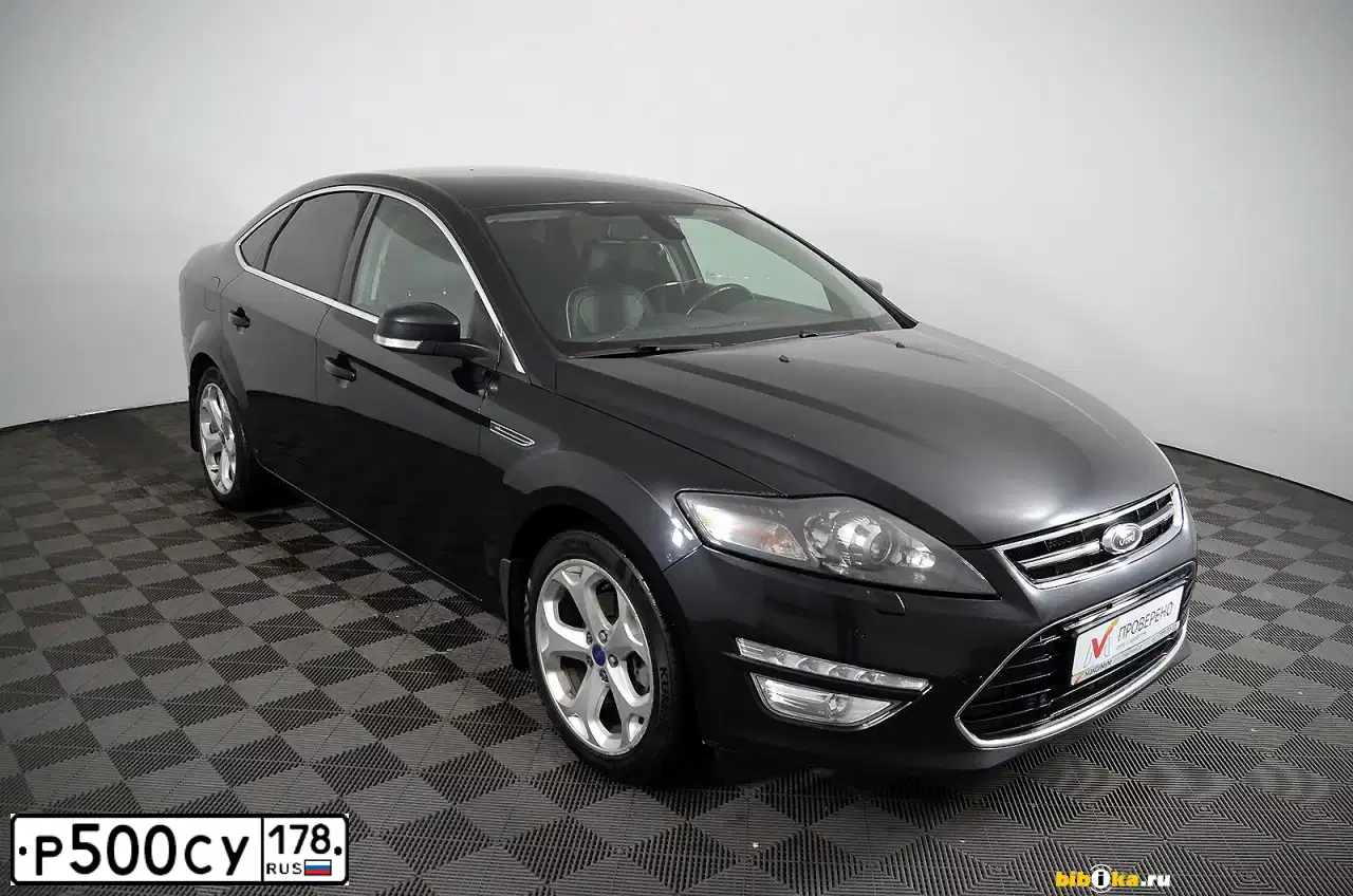 Фото автомобиля FORD MONDEO, 2013 — госномер Т164КМ58. Цвет: ЧЕРНЫЙ