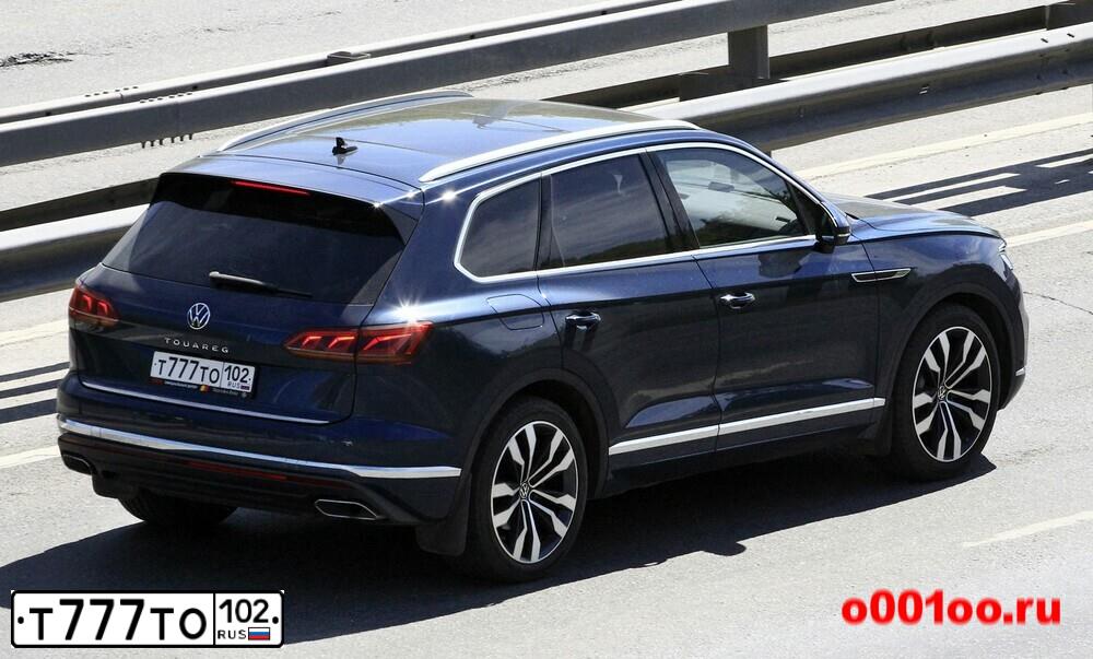 Фото автомобиля VOLKSWAGEN TIGUAN, 2020 — госномер Т777ТО102. Цвет: Белый