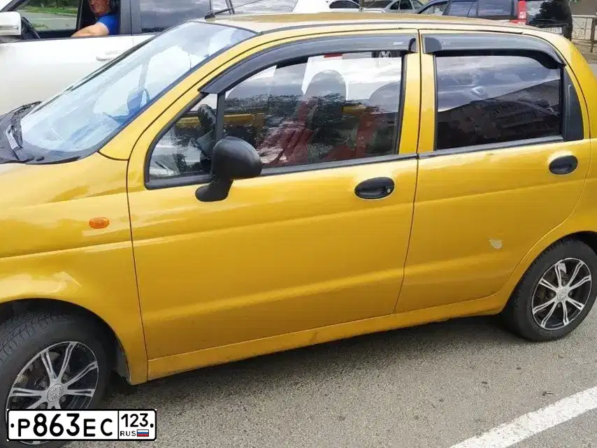 Фото автомобиля DAEWOO MATIZ, 2004 — госномер К324ТМ126. Цвет: ЖЕЛТЫЙ