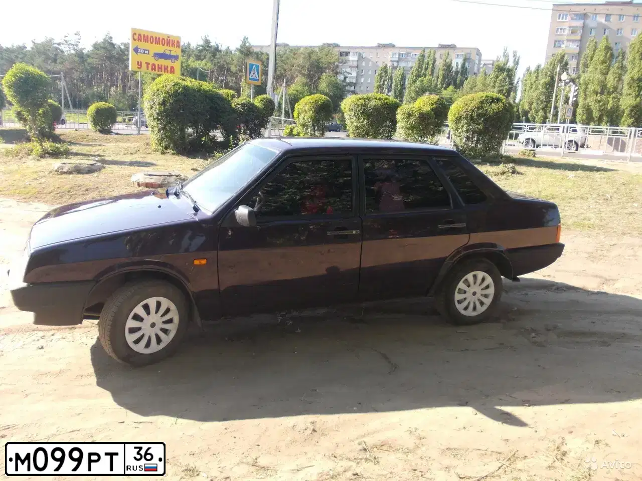 Фото автомобиля LADA 2109 SAMARA, 1998 — госномер Т578НТ90. Цвет: ФИОЛЕТОВЫЙ