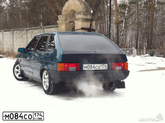 Фото автомобиля LADA 2109 SAMARA, 2000 — госномер Е262ЕО174. Цвет: ЗЕЛЕНЫЙ