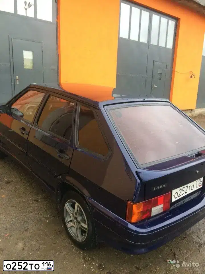 Фото автомобиля LADA 2114 SAMARA, 2011 — госномер К527РУ716. Цвет: синий