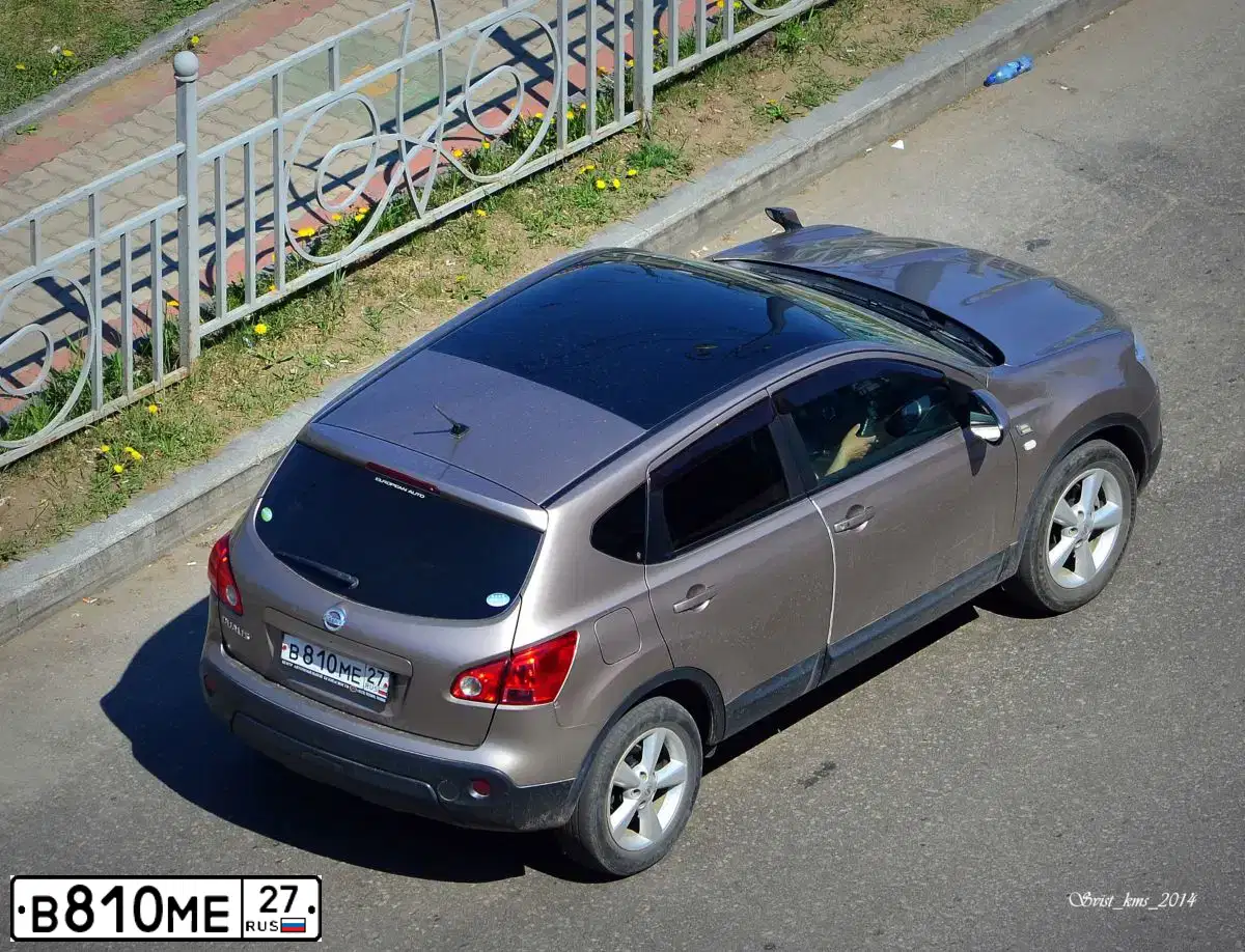 Фото автомобиля NISSAN DUALIS, 2007 — госномер В810МЕ27