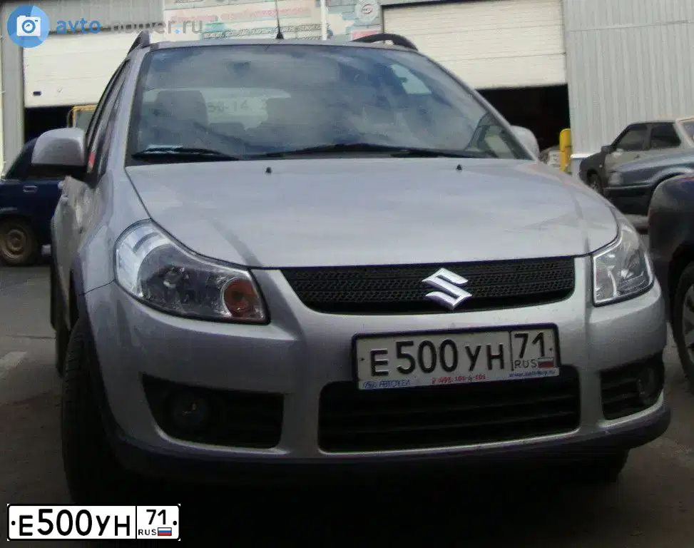 Фото автомобиля SUZUKI SX4, 2007 — госномер У030ОМ31. Цвет: СЕРЕБРИСТЫЙ